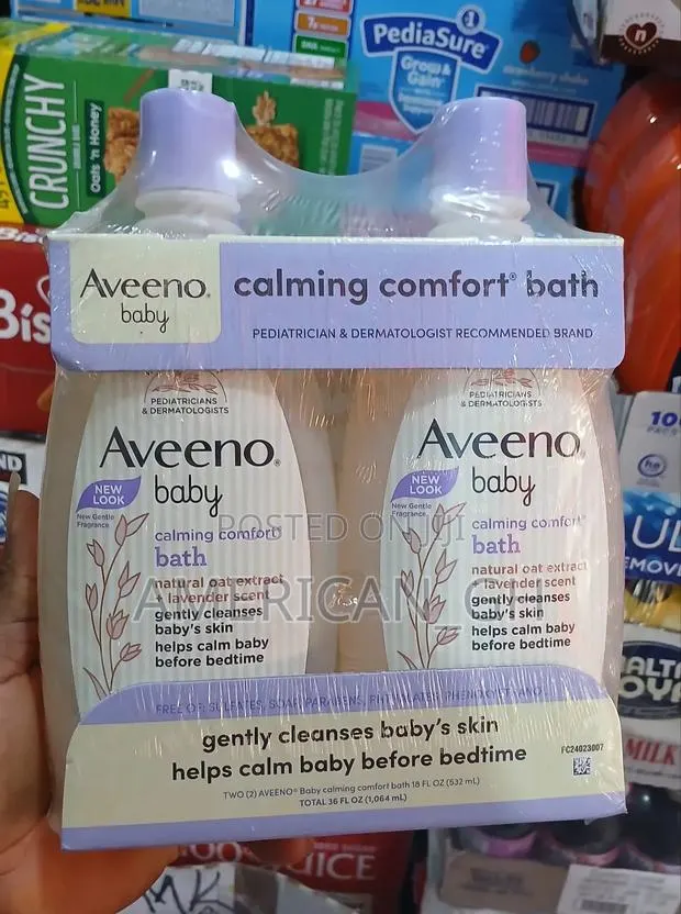 Aveeno Baby Calming Comfort Bath, Twin Pack · Photo 1