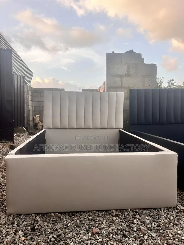 Modern Double Bed Frame From Afrobae Factory · Photo 1