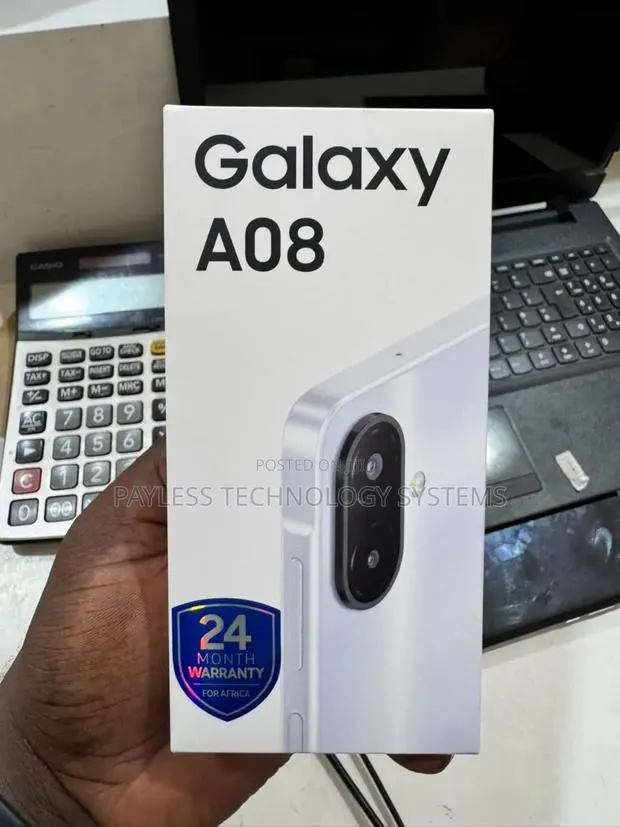 New Samsung Galaxy A08 64 GB Gray · Photo 1