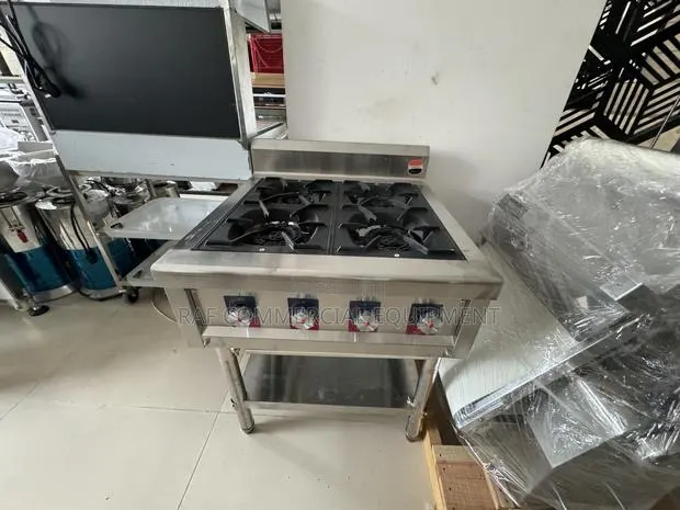Commercial 4 Burner Cooker/Stove · Photo 1