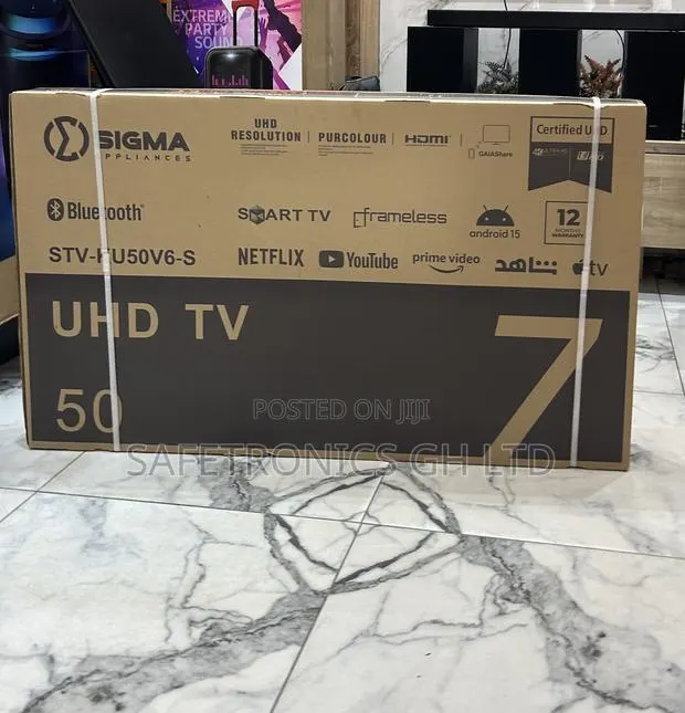 Just Choose Frameless Uhd Led 50 Inch Smart Sigma STV-Ku50v6-S Tv · Photo 1