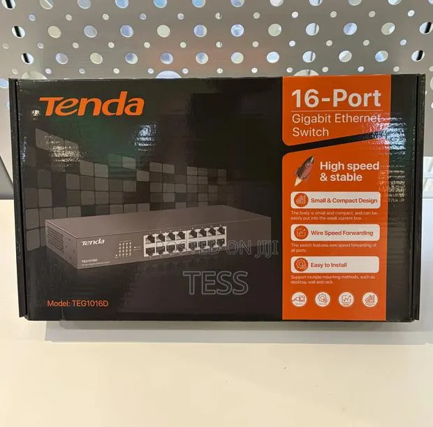 Tenda Teg1016d Unmanaged 16 Port Gigabit Switch Rackmount · Photo 1