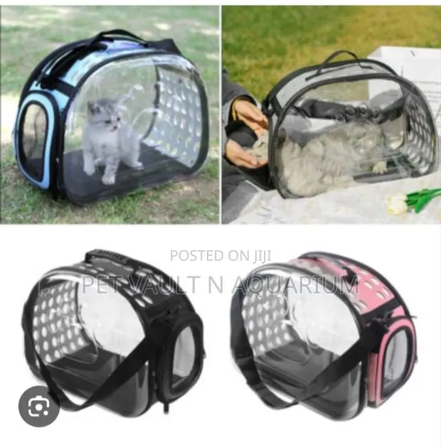 Portable Transparent Carrier for Pets · Photo 1