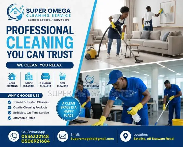 Super Omega Cleaning Services|Sparkling Home Offices · Photo 1