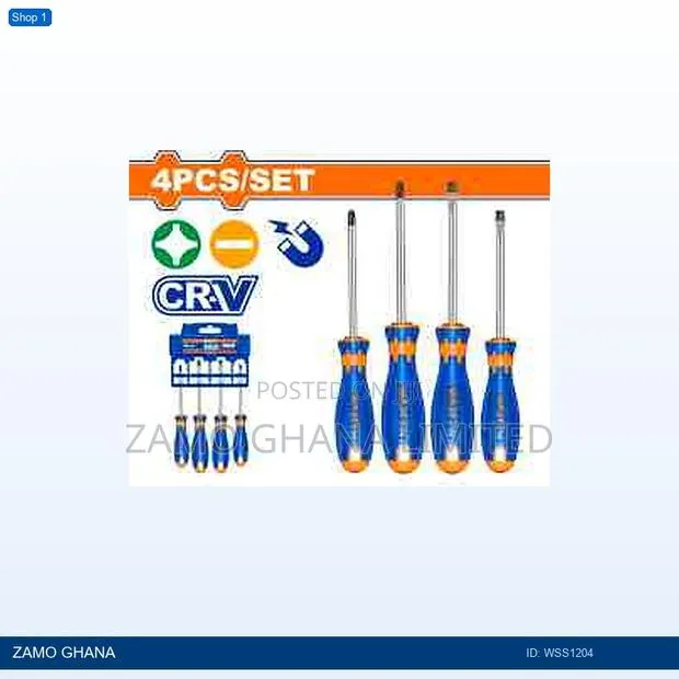 4 PCS Screwdriver - Wss1204 · Photo 1
