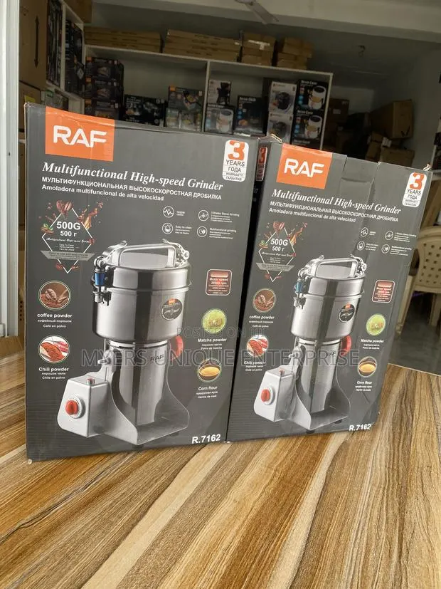 RAF Stainless Steel Electric Grinder 500G Capacity · Photo 1