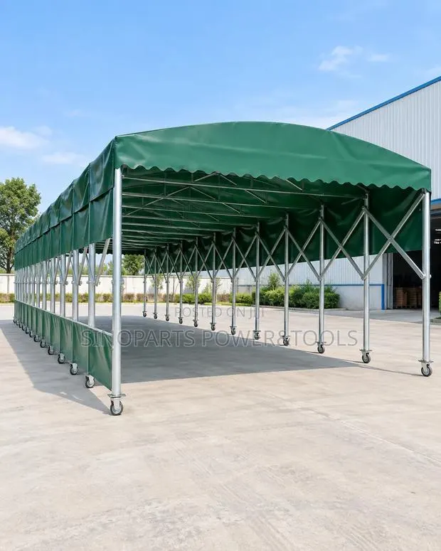 Mobile Retractable Canopy 5m X 3m for Car Park Workshop · Photo 1