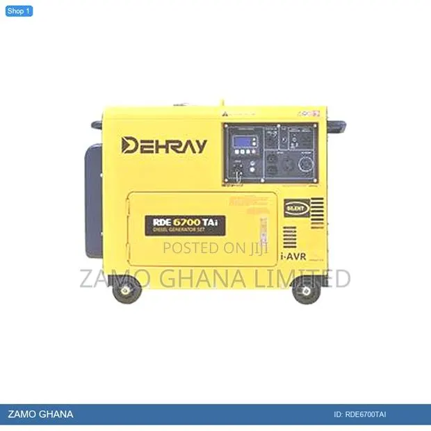 Diesel Generator 5kva 1phase Digital I-Avr - Rde6700tai · Photo 1