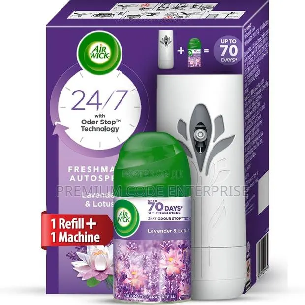 Airwick Automatic Air Freshener Complete With Refill, 250ml · Photo 1