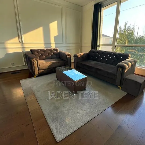 Brand New Golden Brown Fabric Sofa · Photo 1