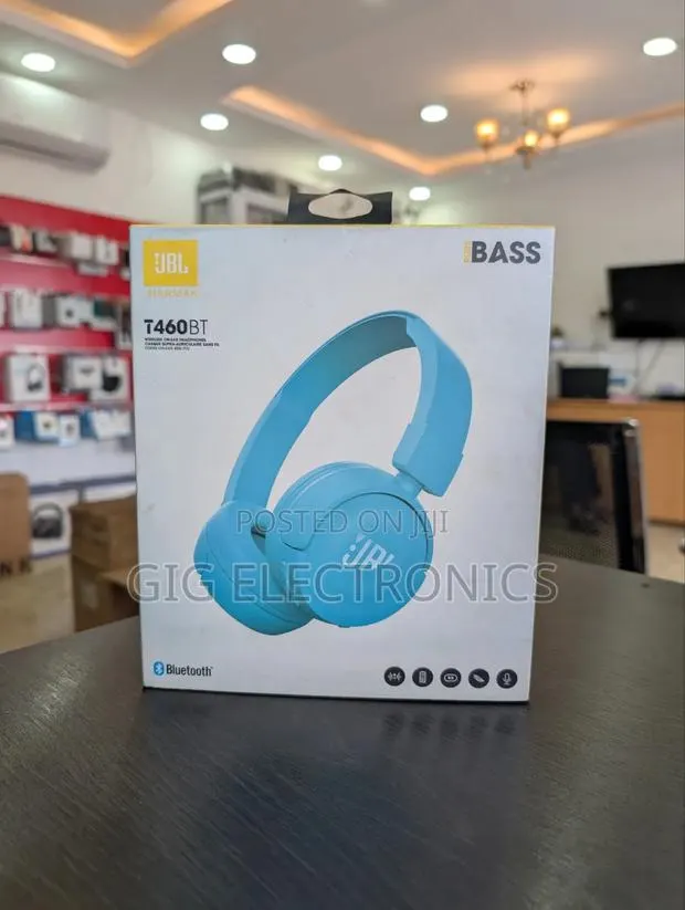JBL T460BT Extra Bass Wireless on-Ear Headphones · Photo 1