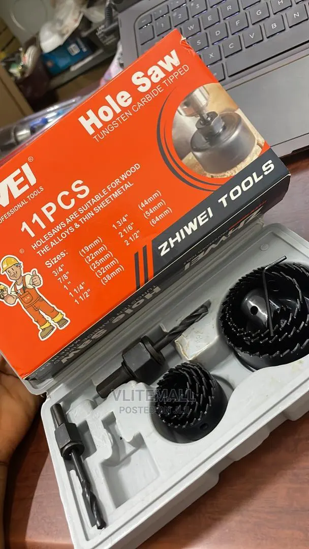 Hole Saw Tungsten Carbide Tipped (11pcs) · Photo 1
