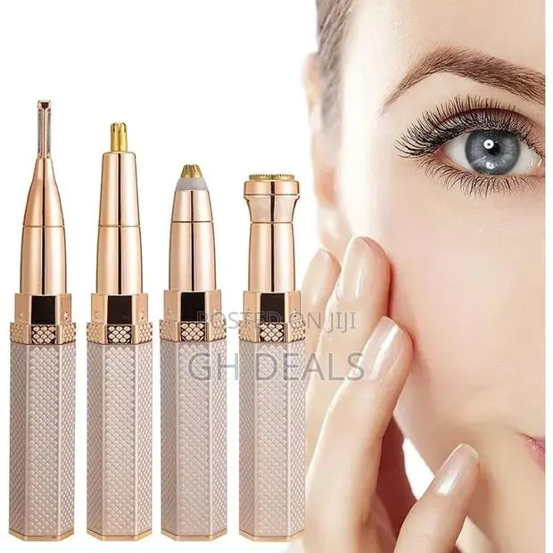 Women's USB Rechargeable 4-in-1 Electric Shaver: Face, Body, Eyebrow · Photo 1
