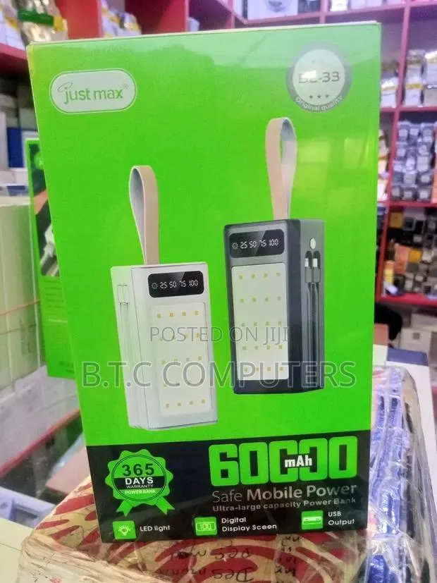 60,000mah CAPACITY Power Bank · Photo 1