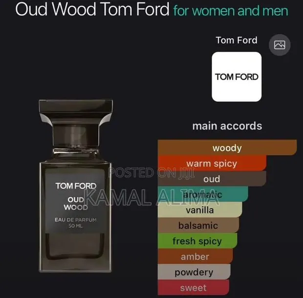 Tom Ford Oud Wood 50ml - Original Tester - No Box - Unisex Perfume · Photo 1