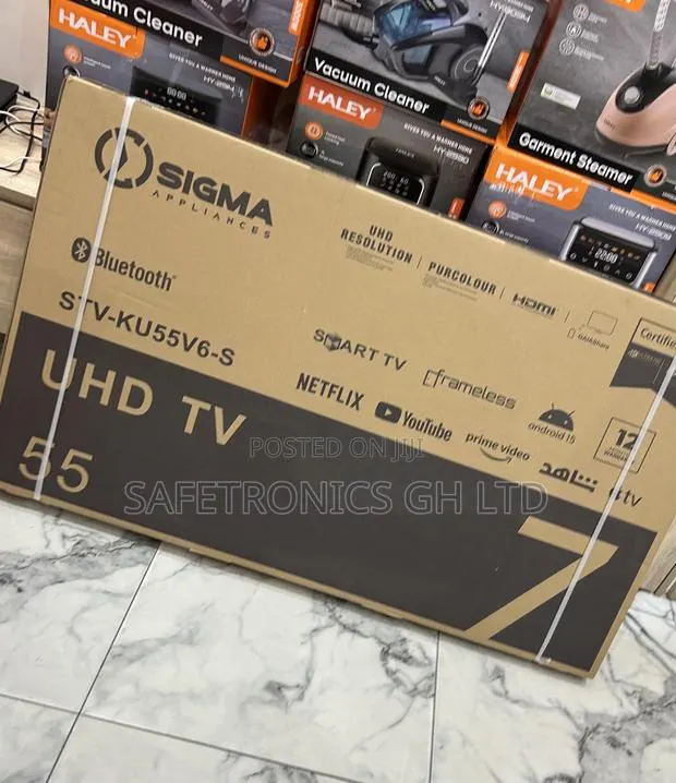 Exclusive 55 Inch Sigma Smart Uhd Led Android Frameless Tv · Photo 1
