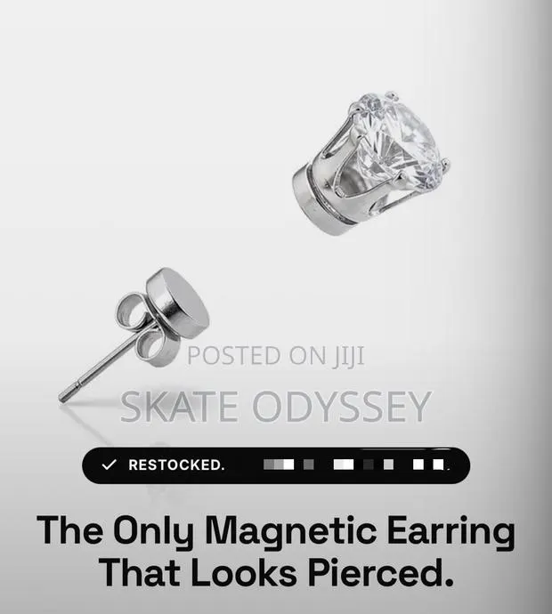 Snap on Magnet Earrings Made to Look Pierced · Photo 1