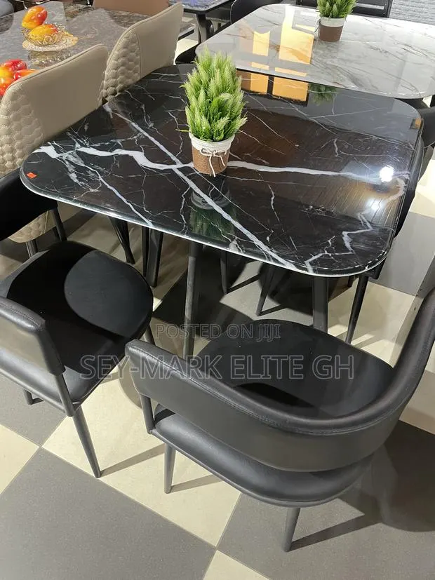Marble Dinning Table Set (4 Chair) · Photo 1