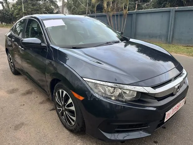 Honda Civic LX Sedan 2018 Blue · Photo 1