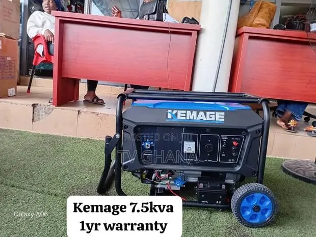 Kemage 7.5KVA 8500 Watt Generator – Efficient Durable Power 7.5kva · Photo 1