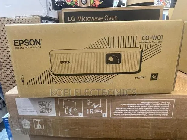 Bright and Compact Epson Co-W01 Wxga Projector · Photo 1