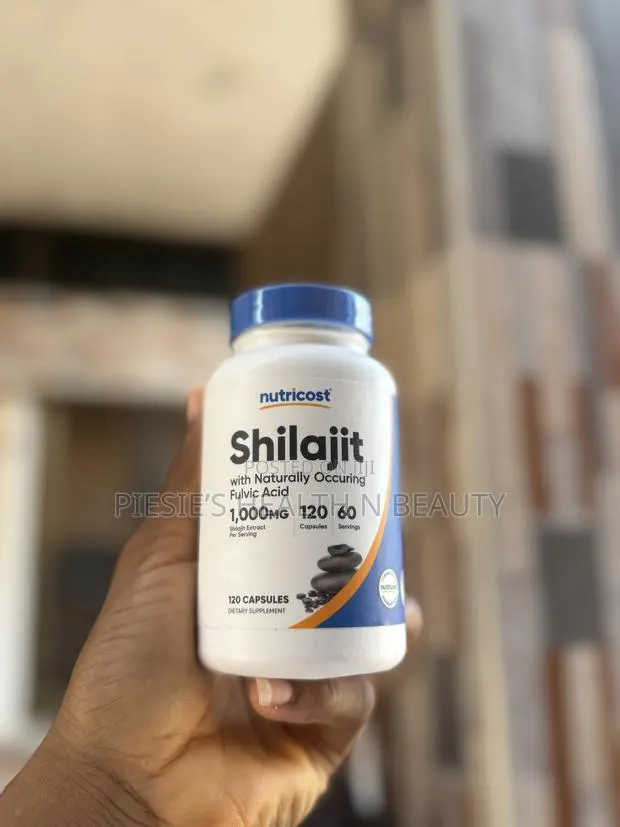 Nutricost Shilajit Capsules (1,000 Mg Per Serving) (120 Capsules) · Photo 1