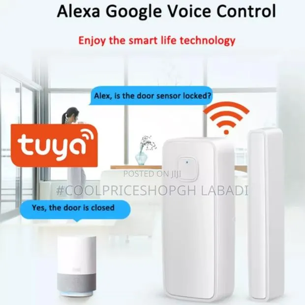 Tuya Smart Home Door Windows Contact Alarm · Photo 1