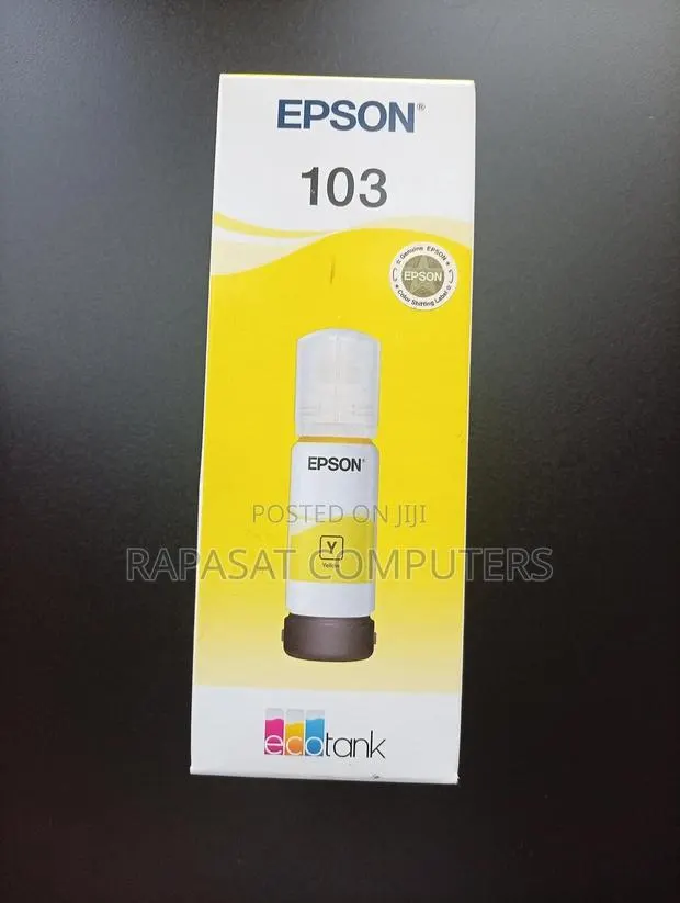 Epson 103 Yellow Ink Bottle · Photo 1