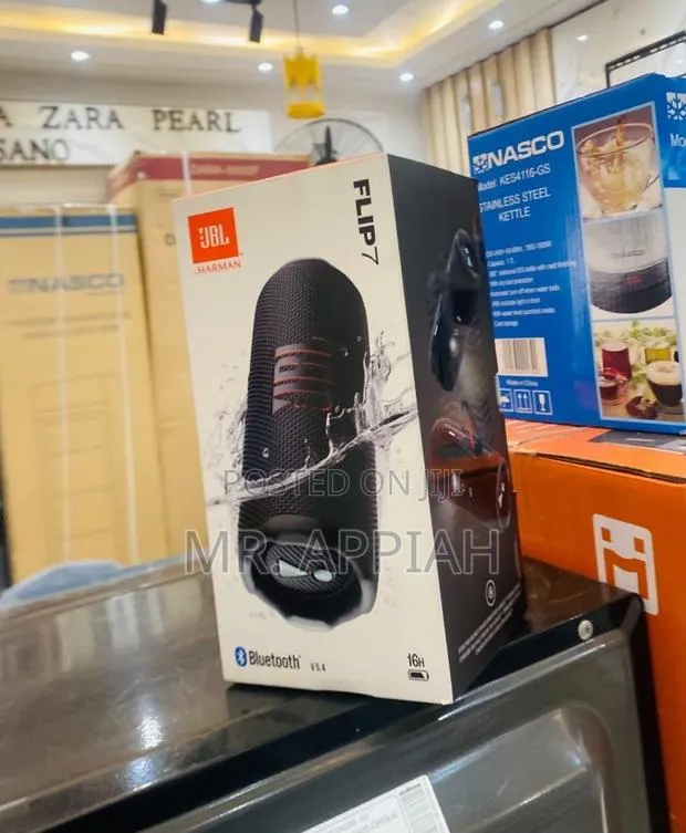 Extremely Efficiënt JBL Flip 7 Wireless Speaker(Black)., · Photo 1