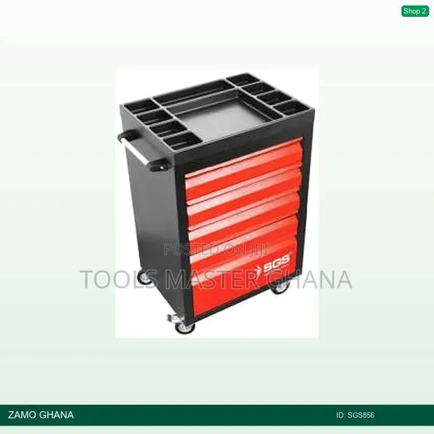 Tool Trolley 6 Drawer Empty - Sgs856 · Photo 1