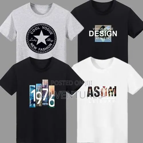 4 Piece Short Sleeve T-Shirts - Multicolour · Photo 1