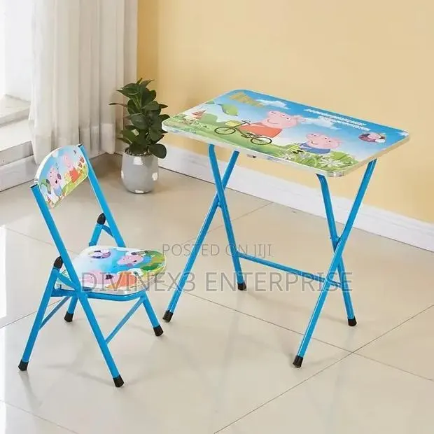 Foldable Kids Study Table Chair Set · Photo 1