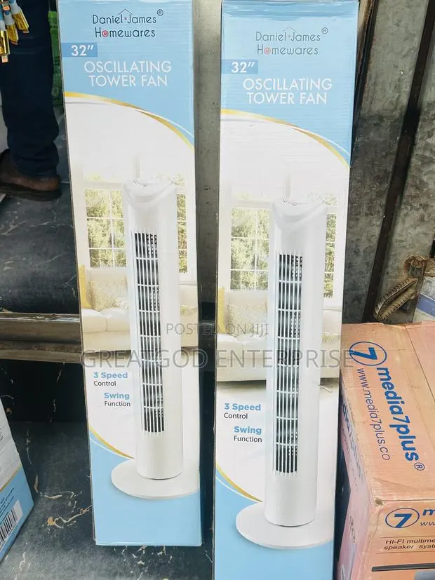 Daniel James Homewares 32" Oscillating Tower Fan · Photo 1