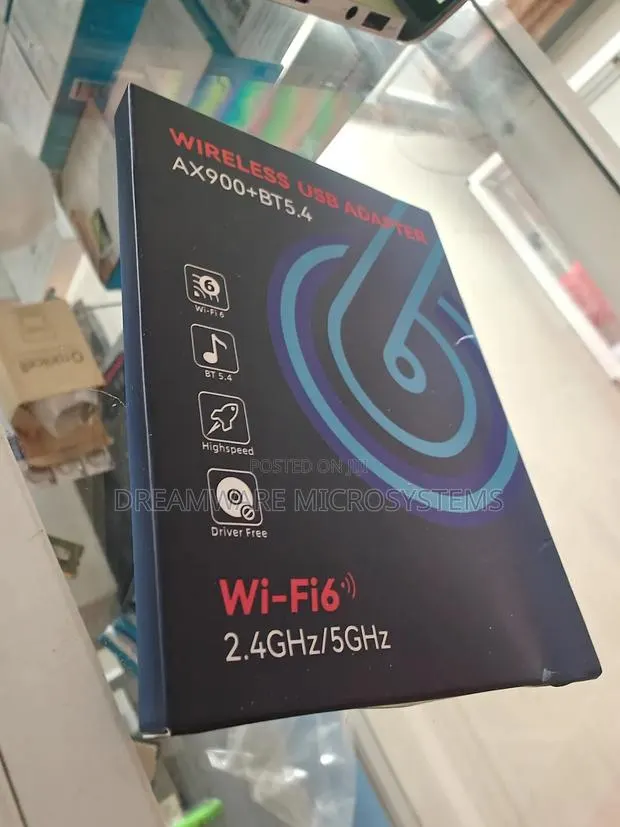 Wireless Usb Adapter Wi-Fi6 2.4ghz/5ghz With Bt 5.4 · Photo 1