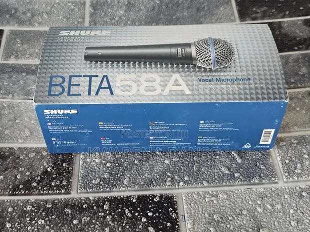 Shure Beta 58a Cord Microphone · Photo 1