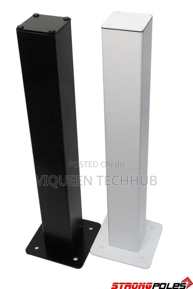 CCTV Camera Pole 6 Meters Combined Pole: White · Photo 1
