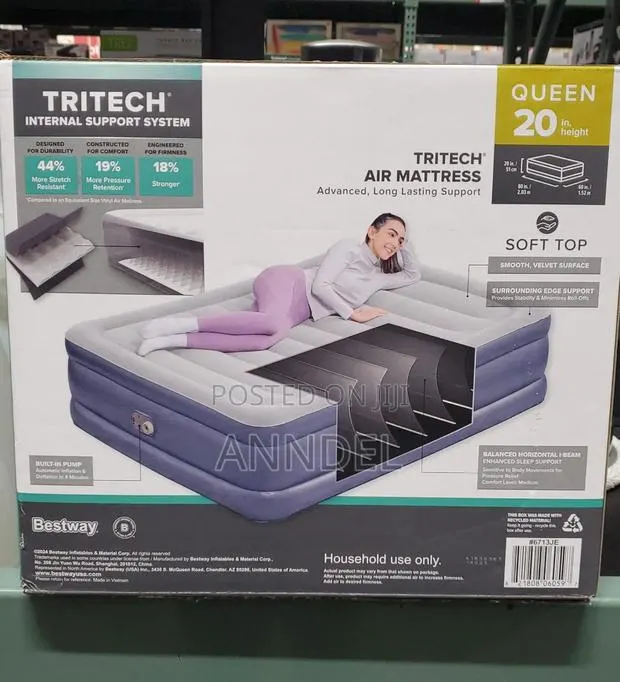 20 Inches Queen Side Inflatable Mattress · Photo 1