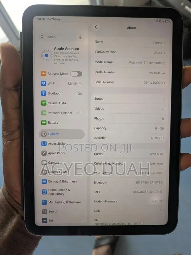 Apple iPad mini 6 64 GB Gray · Photo 1