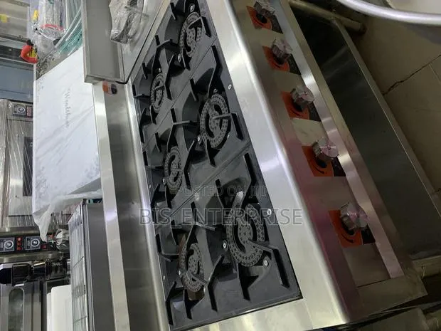 Industrial Cooker 6 Burner Has Stove · Photo 1
