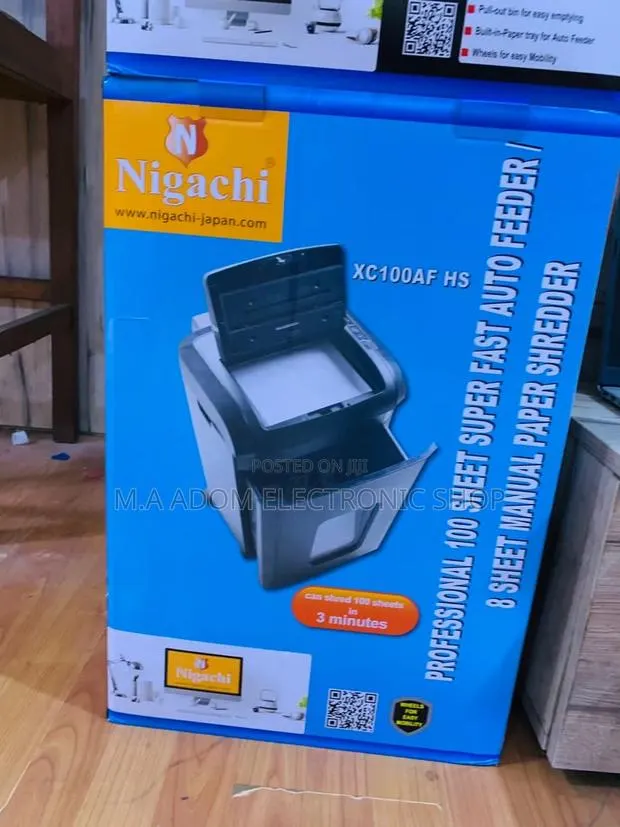 Original Nigachi Professional 100 Sheet Paper Shredder. · Photo 1