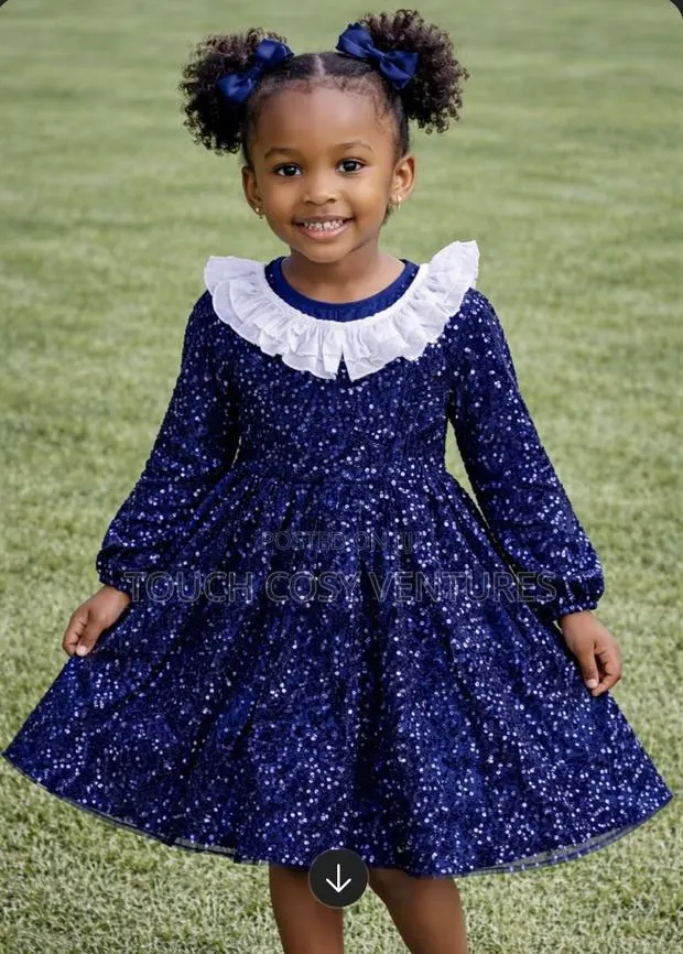 Midnight Sparkle Velvet Dress · Photo 1