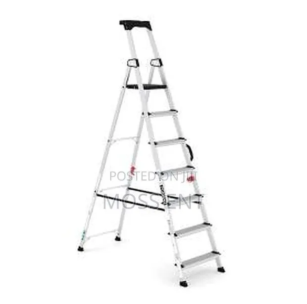 Cm Hazar 4+1 Step Ladder With Top Hat Alu - Cm-Ha104 · Photo 1