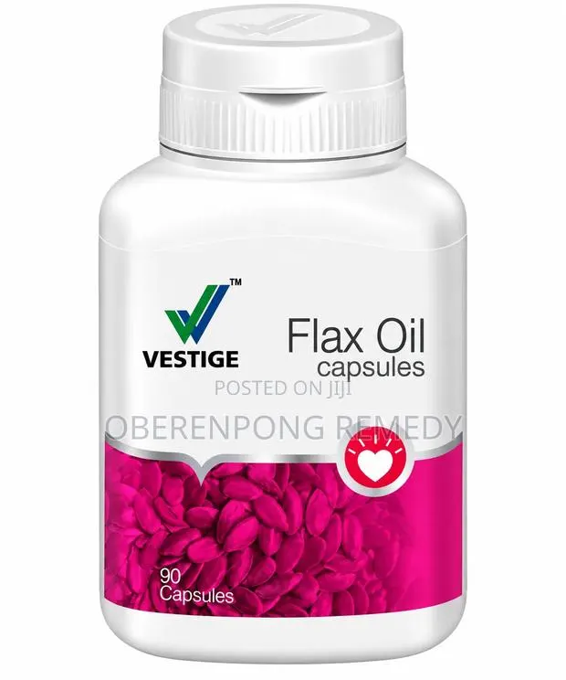 Vestige Flax Oil Capsules – 2 for GH₵380 · Photo 1