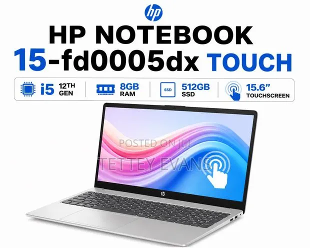 New Laptop HP 15-fd1020ns 8GB Intel Core i5 SSD 512GB · Photo 1