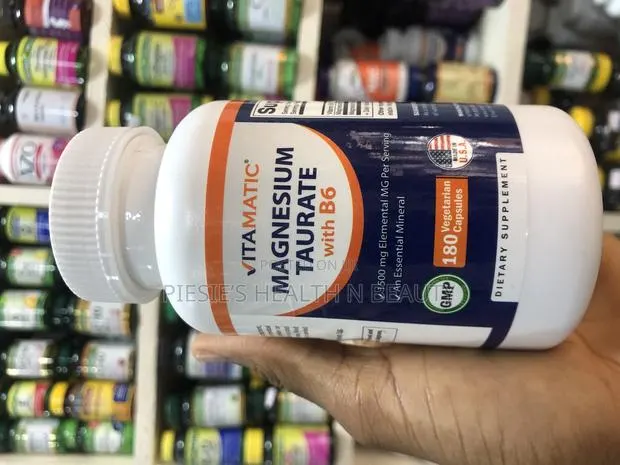Vitammatic Magnessuim Taurate With B6 180 Capsules · Photo 1