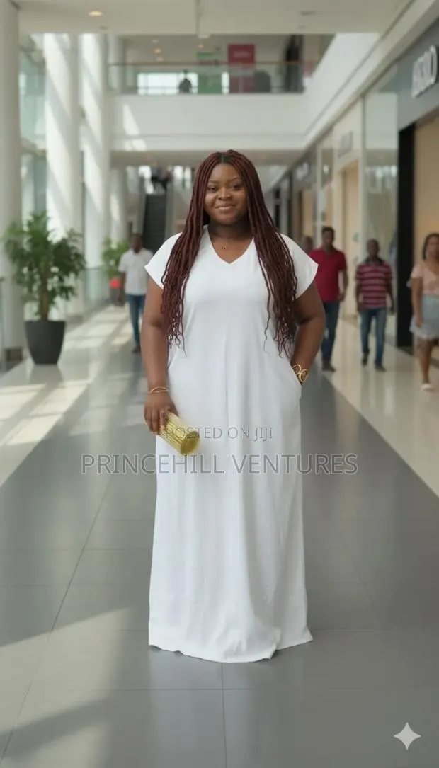 White Gown Bubu Dress · Photo 1