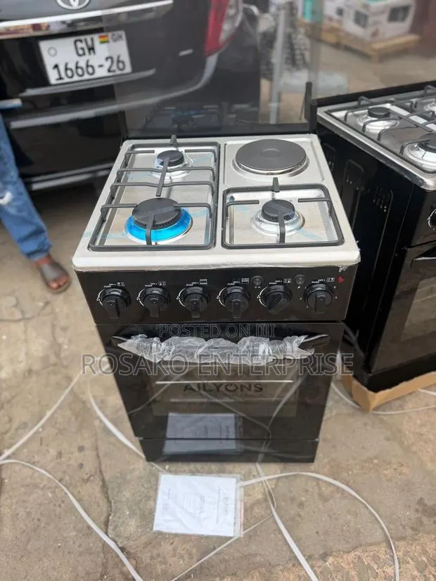 Ailyons 50*50 Gas Cooker 1 Electric 3 Gas · Photo 1