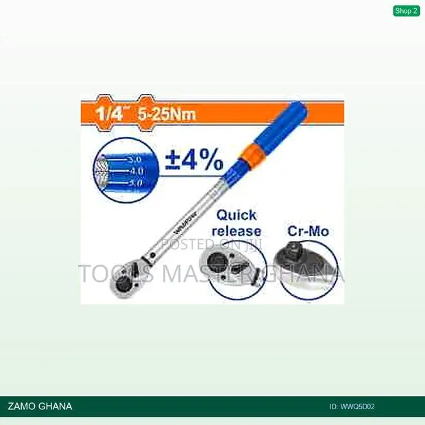 Preset Torque Wrench - Wwq5d02 · Photo 1