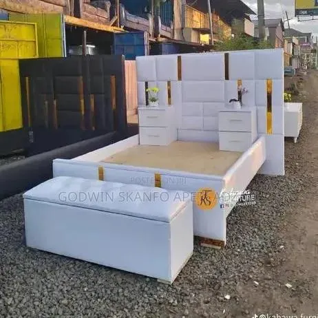 Double Bed Frame and Side Drawer or Ottoman Available · Photo 1
