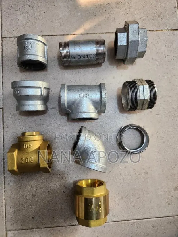 Galvanize Fittings and None Return Valves All Sizes Available 1" to 4" · Photo 1